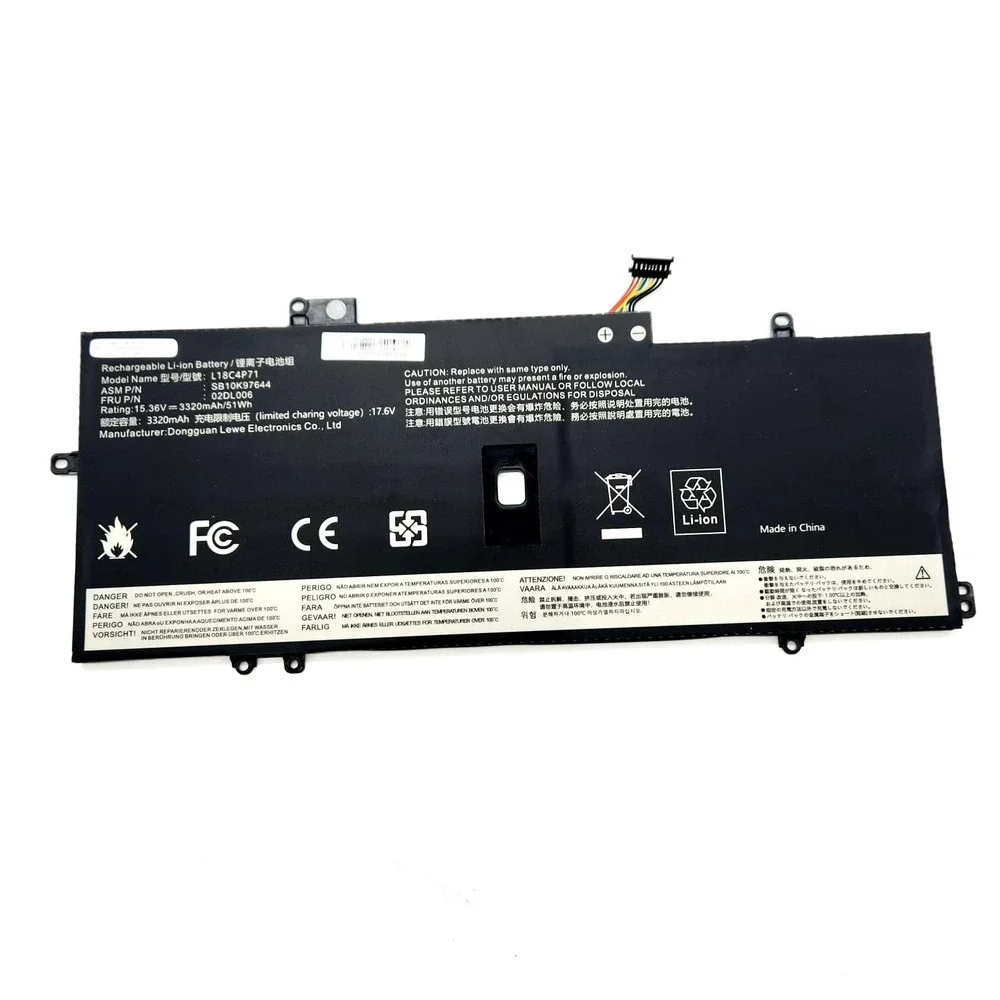 Replacement‎ Battery for Lenovo X1 Carbon 7/8 Gen Yoga 4/5 – L18C4P71 L18M4P72